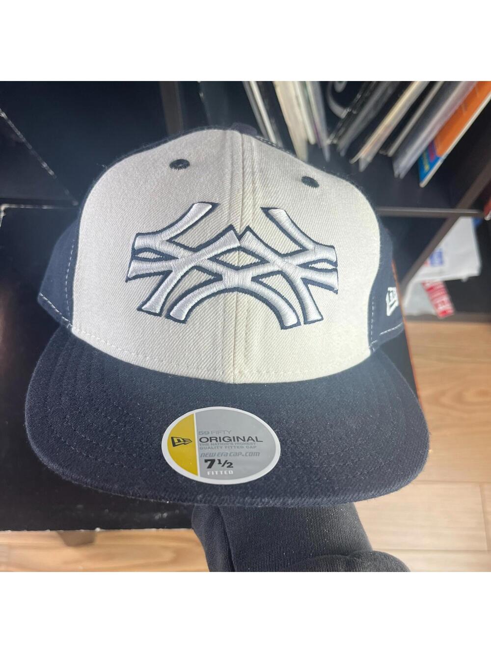 Vintage New York Yankees New Era Fitted Hat 7 1/2 59Fifty